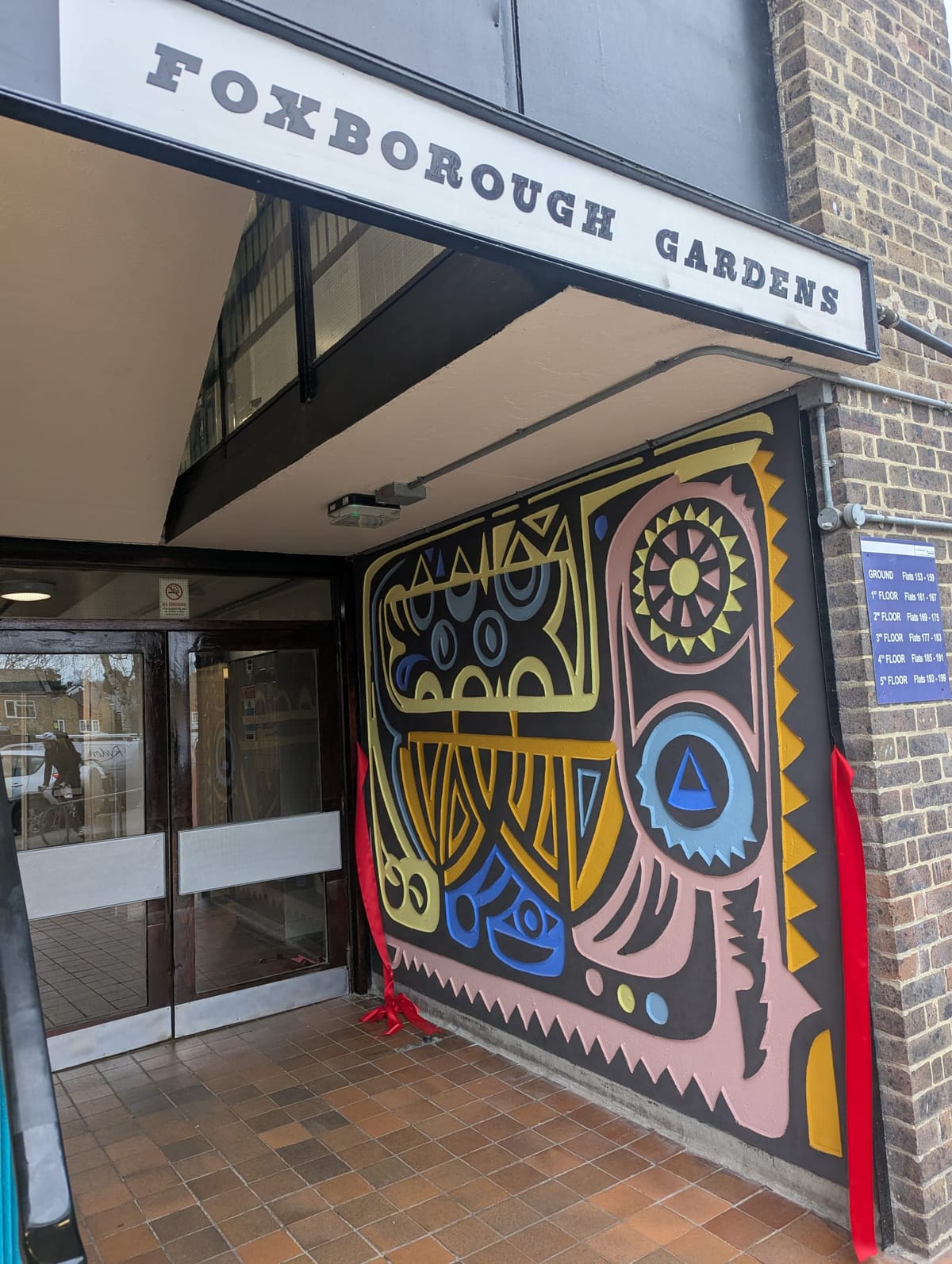 Murals at Foxborough Gardens, Ladywell restored - 1960s public art for 'ordinary people'